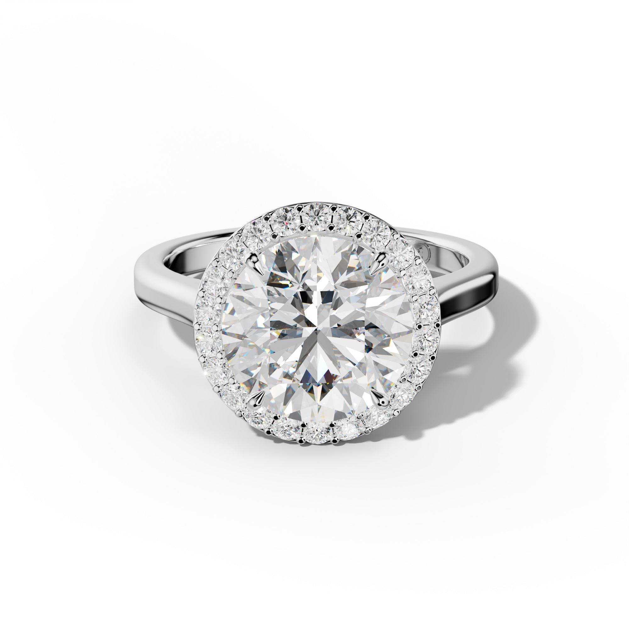 Josephine Round Diamond Engagement Ring